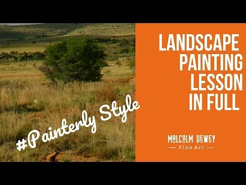 Landscape Painting in a Loose Style - Full Demo in Oils