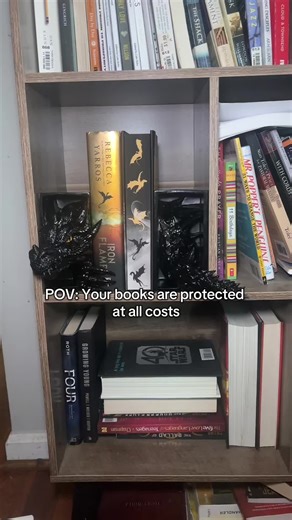 Obsessed with the look of these book ends! #bookish #booktok #bookshelf #bookends #fourthwing