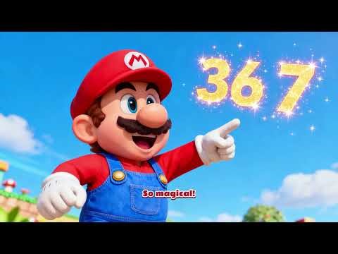 Mario Learns to Count 31–50 🍄 | World 5 Adventure to Reach World 6! | Fun Kids Learning Video