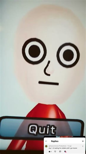 Making a Mii every day! (pt.19) #Mii #Wii #Nintendo #NintendoWii #Eteled #WiiDeletedYou