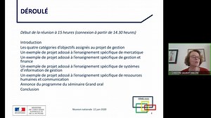 Les enseignements de spécialité de la série STMG - Le projet comme dispositif pédagogique mobilisant les enseignements de spécialité | Canal U