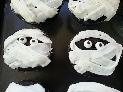 MUMMY CUPCAKES - HOW TO MAKE