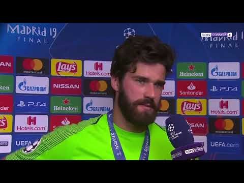 Alison interview after winning Champions League.