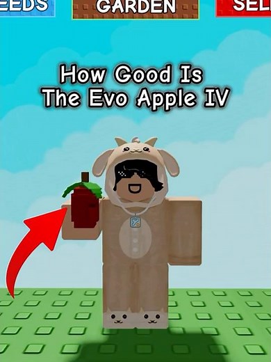 How Good Is The Evo Apple IV!? #growagarden #roblox