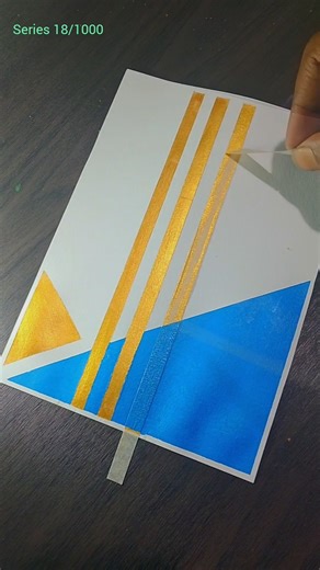 golden line abstract series 18/1000 #art #shorts