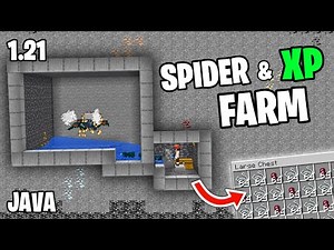 Easy Spider and Cave Spider FARM - Minecraft 1.21