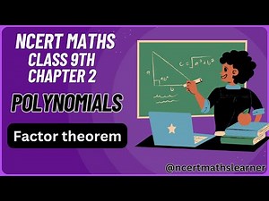 Ncert Class 9 maths | Chapter 2 | Factor theorem | Polynomials #class9mathsncert #polynomials