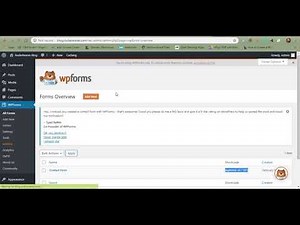 10 Adding WPForms using Shortcodes