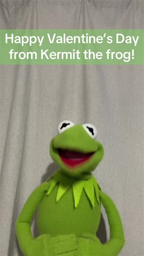 Happy Valentine’s Day! Thanks to @kermit for voicing miss piggy! #muppets #puppets #muppet #puppet #kermit