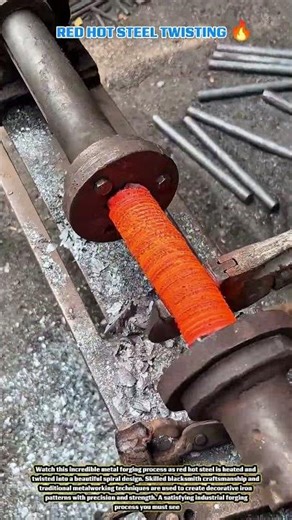 Incredible Metal Forging Technique 🔥 Twisted Iron Craftsmanship