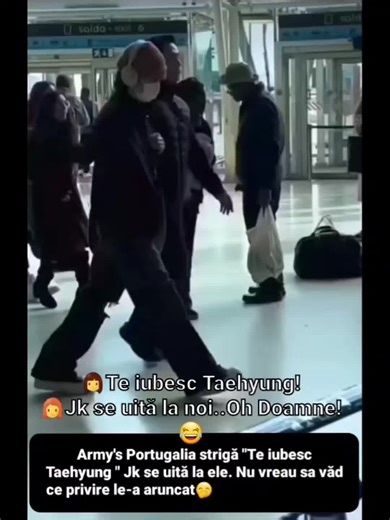 ☘Army's Portugalia 👩Te iubesc Taehyung 👩‍🦰Jk se uită la noi ! Oh Doamne! ☘Nici nu vreau să știu în ce fel s-a uitat Jk la ele 🤭 ☘Într-un interviu 🐯Trebuie sa fac aceleași modificări (vorbește despre dans) 🐹Taehyung-hșș am auzit ca te descurci foarte bine cu mâinile..că îți miști foarte bine mâinile ☘Modul cum Jin formulează este clar ca nu este vorba despre dans .. unde cu siguranță ar fi știut, nu