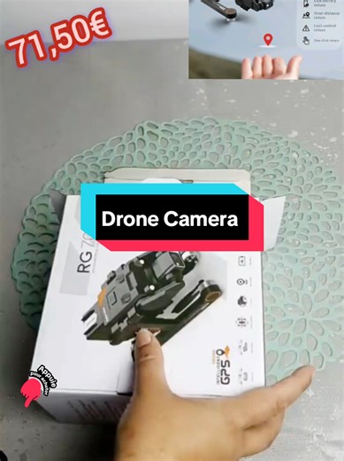 Drone RG700 PRO GPS avec écran sur la télécommande | Caméra double 4K | Détection d'obstacles intelligente | Caméra réglable à 180° à moteur | Aucun enregistrement requis | Cadeau idéal pour petit ami, mari et passionné de drones#tiktokshopfrance #tiktokmademebuyit #drone
