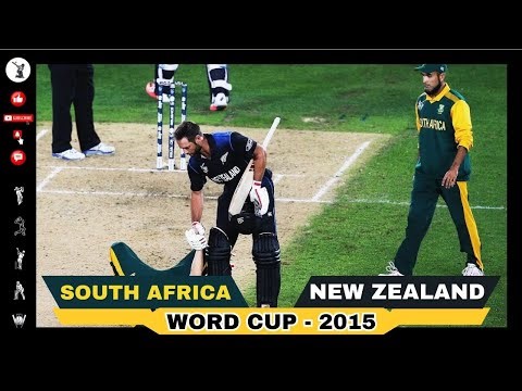 South Africa vs New Zealand Semi Final CWC 2015 Highlights Full Match