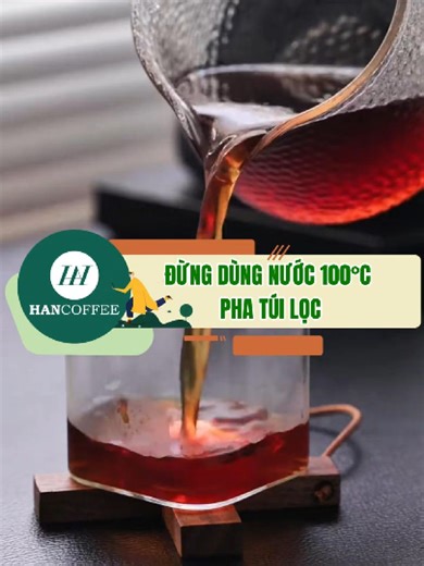 Nhiệt độ pha cafe hoàn hảo cho ly Drip Bag