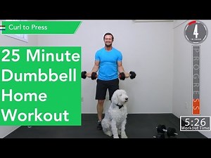25 Minute Full Body workout - Dumbbells