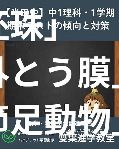 【半田中の1年生必見！】理科の期末テスト対策、完全攻略#半田中 #中1 #中学1年生 #理科 #定期テスト #期末テスト #テスト対策 #勉強垢 #中学受験 #個別指導 #塾 #半田市