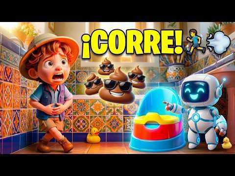 ¡Avisar y Correr! 🚽 Canción para Ir al Baño (Dejar el Pañal) | Leo y Clink