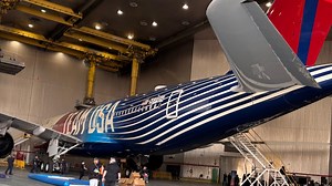 Delta shows off Team USA plane ahead of Winter Olympics