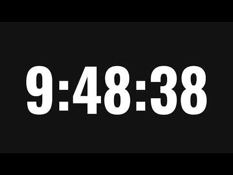10 Hour Timer ⏳ | 10:00:00 Countdown Timer with Alarm 🔔 | Study, Sleep, Work Focus Timer