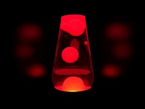 Red Lava Lamp - One-hour Footage [in 4k]