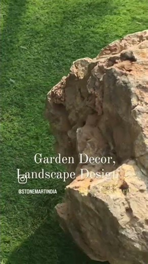 #StoneBench & #Boulder for Gardens, Lawns, Backyards, Patios, Landscapes #exteriordecor #gardendecor