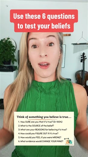 Is what you believe true? Use these 6 questions to find out! This simple thought experiment is inspired by the Socratic method and Street Epistemology, and is a handy guide for evaluating beliefs. (Sorry, Australia! 😉 ) Article and graphic: https://thinkingispower.com/the-power-of-questioning-our-beliefs/ Please follow @ThinkingPowers on IG and TT! | Thinking Is Power