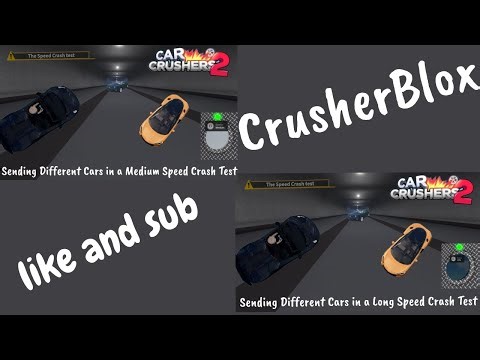 Sending Different Cars in a Medium and Long Speed Crash Test - Car Crushers 2