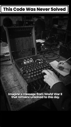 This Code Was Never Solved #ww2 #historyshorts #historymystery