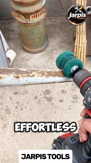 Remove Rust Fast with Drill Attachment #diytools #restoration