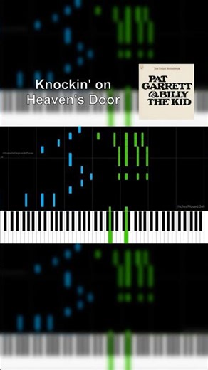 Knockin' on Heaven's Door by Bob Dylan - Piano Cover and Tutorial by Isabella Legrande