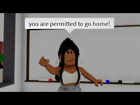 When you try to escape school (meme) ROBLOX