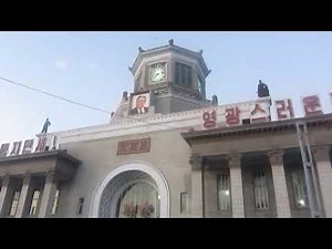 朝鮮民主主義人民共和国（北朝鮮）の平壌を走る