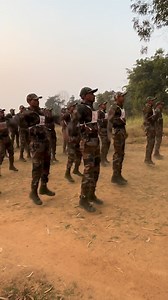 Warm-up for SCRAMBLE NET #obstacletraining #instructor #militarypolice #PhysicalTraining | Amit Sampang Rai