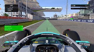 Since some of you don't know. Here's how to turn off practice program heat lines that appear on the track.