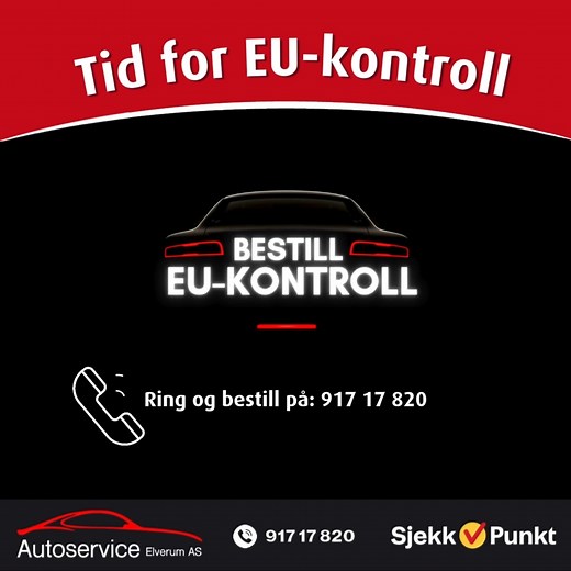 Vi tar service, EU-kontroll og reparasjoner på alle bilmerker. Det gjelder også elbil. Vår kompetanse - din trygghet! | Autoservice Elverum A/S