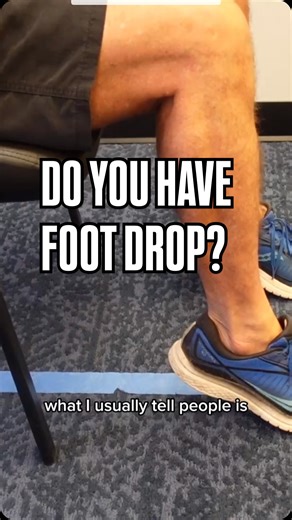 Doug Weiss DPT | Do you have foot drop? This exercise will help any senior improve this! #seniorfitness #strengthtraining #seniorcitizens #elderly... | Instagram