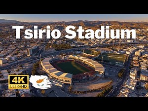 Cyprus from Above: 4K Drone Views of Tsirio Stadium, Limassol 🏟️🚁🇨🇾