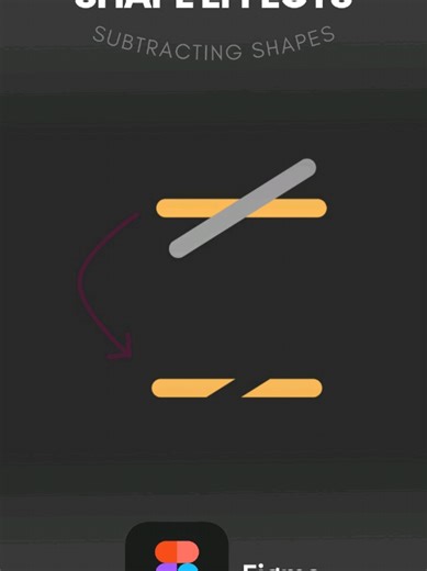 Figma Subtracting Shapes Tutorial - Shape Effects #ui #designsoftware #figma #uidesign #menu