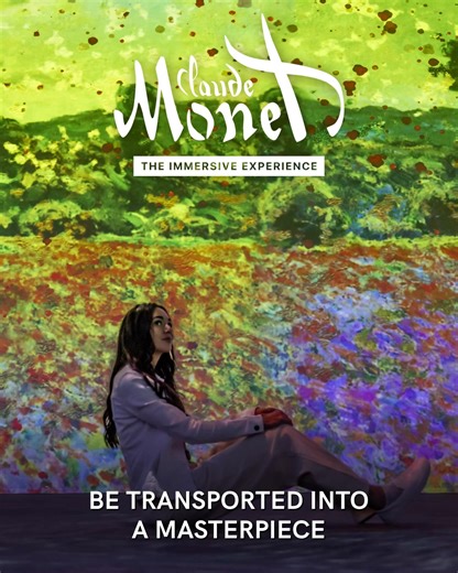 Take a journey through Monet's artistic vision ✨👨‍🎨 | Monet: The Immersive Experience