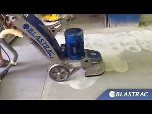 Concrete Grinding | The Blastrac BG-250E Single Disc Grinder