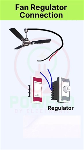 How To Fan Regulator Connection #electrical #electricalwork #powerdbyelectric #diagram #electric #electrician | Powerd By Electronic