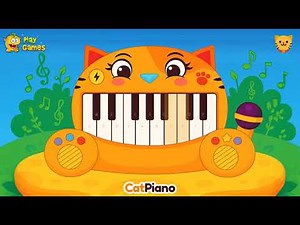 Cat Piano – Animal Sounds 🐱🎹 | Funny & Educational App for Kids