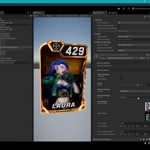 3D Card Shader in Unity | Luminoria Tactics