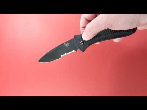 *Discontinued Benchmade 5000SBK Presidio Auto 154CM Knife/PRE-OWNED/DS18263/97806/TSA