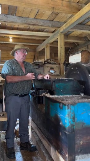 Wherwood on Instagram: "Built in 1862, this shingle mill is a reminder that craftsmanship long predates modern machinery. Long before electricity, mills like this turned raw logs into roofing by water power, hand-set blades, and pure ingenuity. Every shingle tells a story—of durability, resourcefulness, and a time when wood was shaped slowly, intentionally, and to last. Incredible piece of working history preserved by @nshighlandvillage."