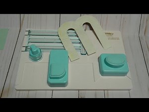 How To Make The Letter M or W Using The Alphabet Punch Board