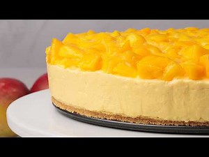 The BEST No-Bake Mango Cheesecake Recipe | So Easy!
