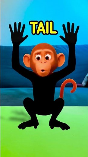 Save the Monkey Adventure! 🐒 Learn Body Parts with Fun! #kids #education