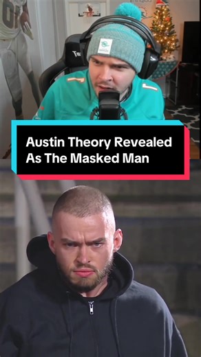 Austin Theory Revealed As The Masked Man #wwe #wwewrestling #wrestling #wwefan