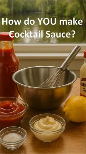 How to make cocktail sauce? #howto #cooking #food #cookingshorts